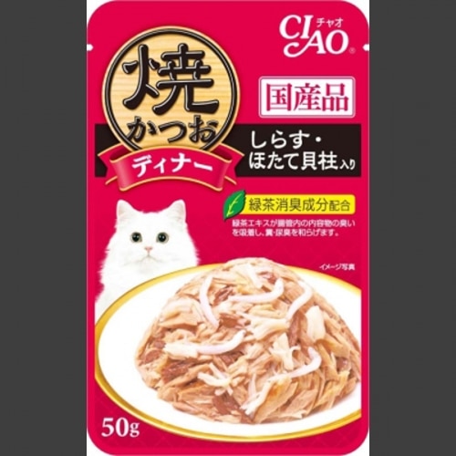 16個セット いなば 焼かつおディナー かつお節・ほたて貝柱入り 50G