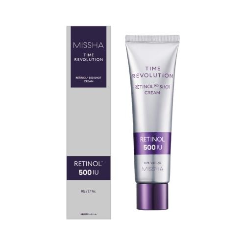 ミシャ タイムレボリューション レチノール500ショット美容液 10ml