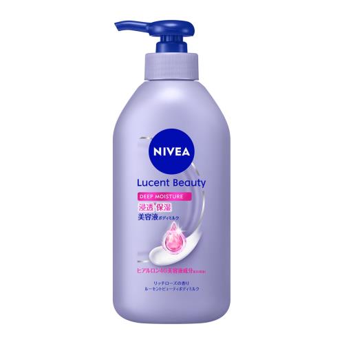 花王　ニベア　ルーセントビューティ　ディープモイスチャー　浸透保湿美容液ボディミルク　350g
