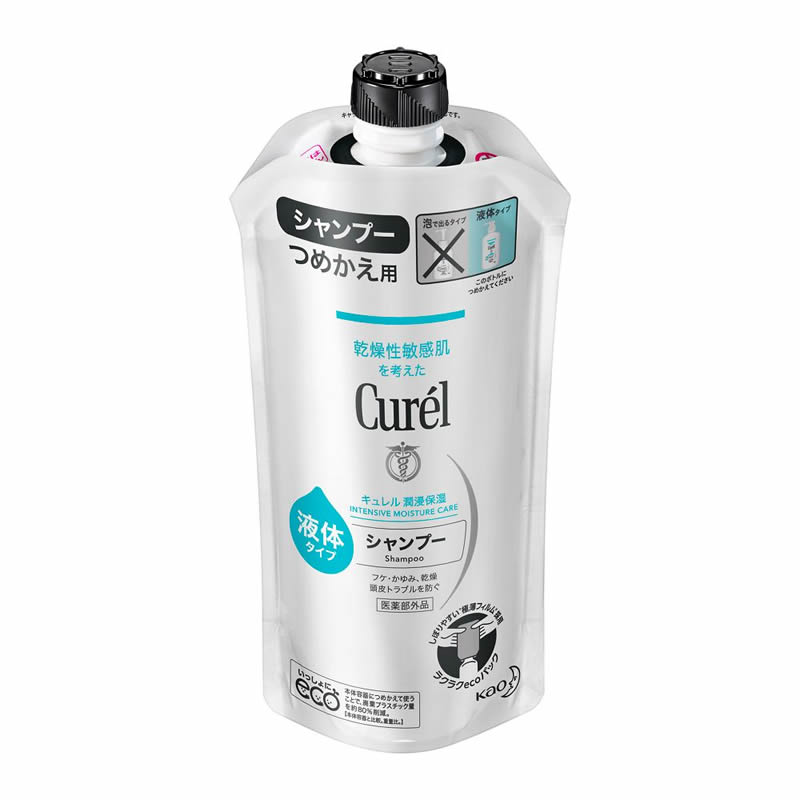 花王　キュレルシャンプー　つめかえ用　340ML