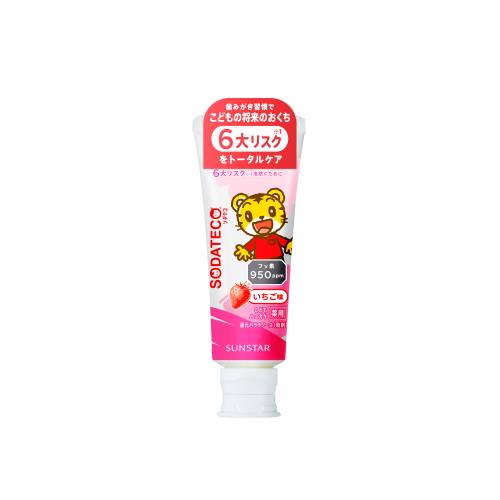 サンスター　ソダテコ　こどもハミガキ　いちご　70g