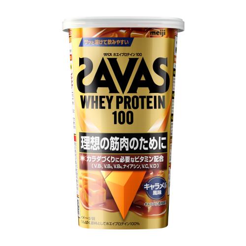 明治　ザバス　ホエイプロテイン　キャラメル　280g