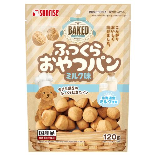 マルカン　BAKED　ふっくらおやつパン　ミルク味　120g