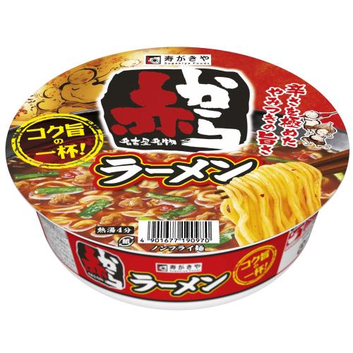 寿がきや食品　赤から監修　カップ赤からラーメン　121g×12個セット