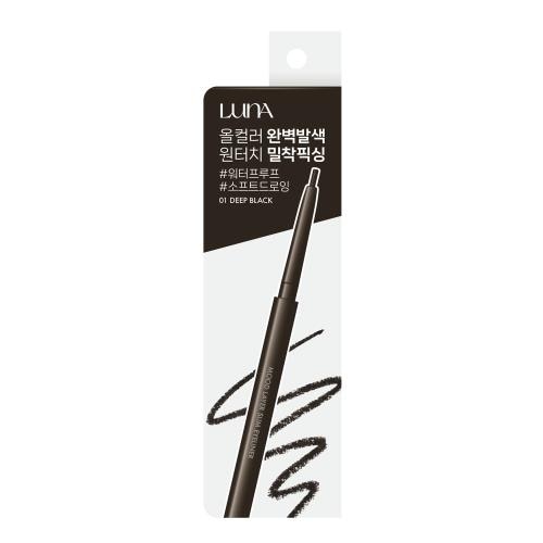 ＩＣ　ルナ　ムードレイヤースリムアイライナー　０１　ディープブラック