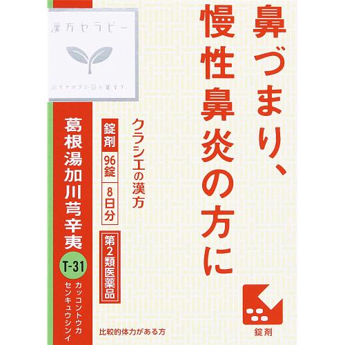 ◆【第2類医薬品】「クラシエ」漢方葛根湯加川キュウ辛夷エキス錠　96錠【セルフメディケーション税制対象商品】