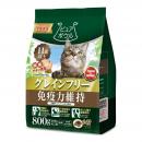 ペットライブラリー　ピュアボウル　グレインフリー　免疫力維持　11歳以上成猫用　(400G×2袋)　800G