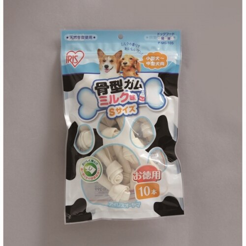 アイリスオーヤマ 骨型ガム ミルク味 10本 P Mg 10s ウエルシアドットコム