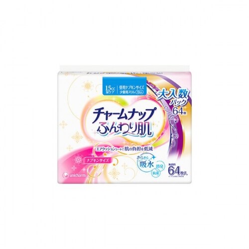 ユニ・チャーム チャームナップ ふんわり肌 少量用 64枚【1月7日までの期間特売】
