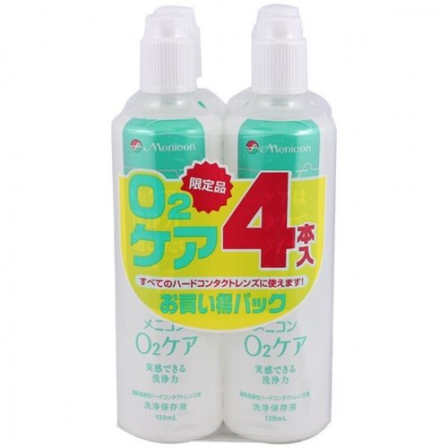 メニコン O2ケア 4本【ボーナスTポイント70ポイント】
