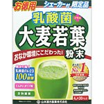 3個セット　山本漢方製薬 乳酸菌 大麦若葉 徳用 120G(4GX30パック)