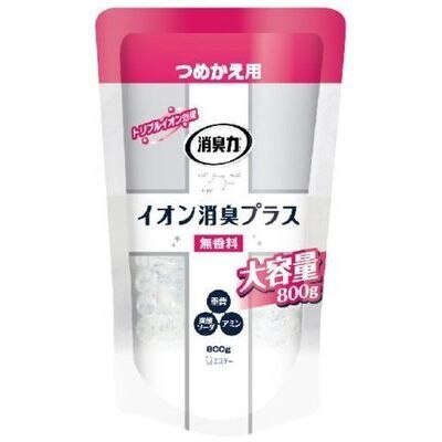 エステー 消臭力クリアビーズ イオン消臭プラス 大容量 詰替 800G