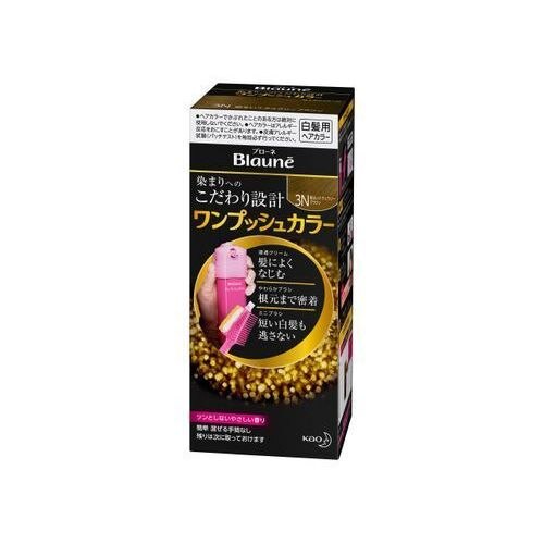 花王 ブローネ ワンプッシュカラー 3N 明るいナチュラルブラウン 80G【ボーナスTポイントとして10倍】※2月4日まで