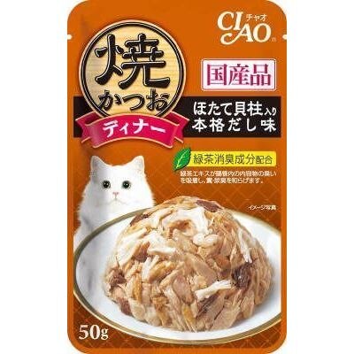 いなば 焼かつおディナー ほたて貝柱入 本格だし味 50G