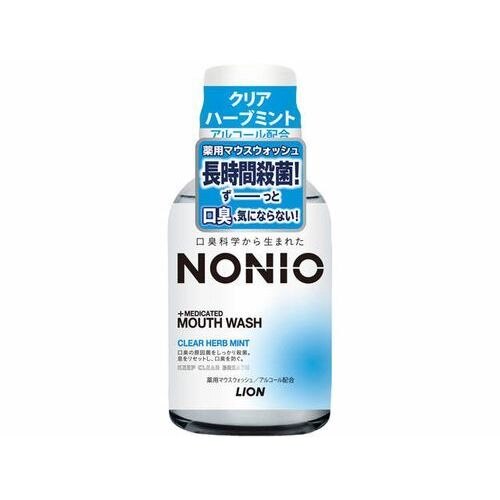 ライオン NONIO(ノニオ) マウスウォッシュ クリアハーブミント 80ML マウスウォッシュ
