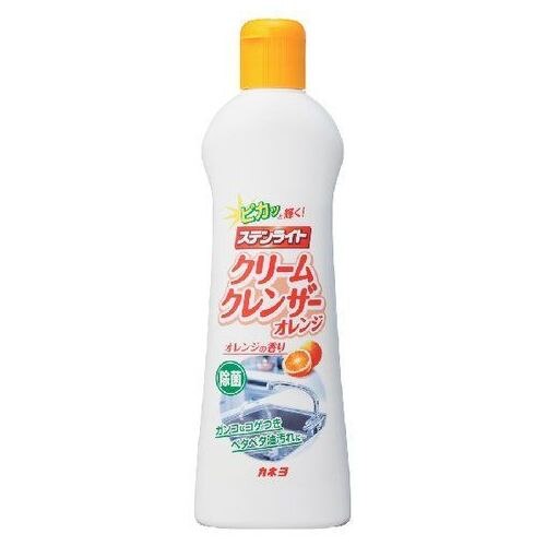 カネヨ石鹸　ステンライト　クリームクレンザー　オレンジ　400G
