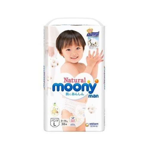ナチュラル ムーニーマン Lサイズ 38枚入
