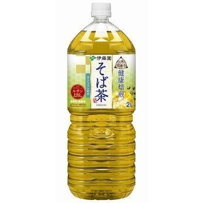 伊藤園　伝承の健康茶　健康焙煎　そば茶　2LX6個セット