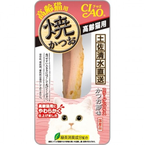 12個セット　CIAO　焼かつお　高齢猫用　1本