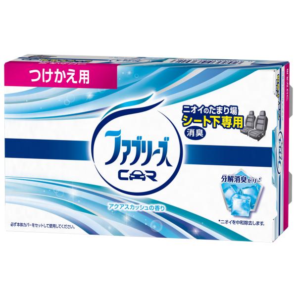 車用置き型 アクアスカッシュの香り　つけかえ用(130g) [P&Gまとめ買いCP]