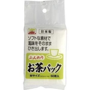 トキワ工業　ふんわりお茶パック　Mサイズ　60枚入り