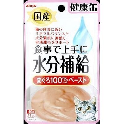 アイシア 国産 健康缶 パウチ 水分補給 まぐろペースト 40G