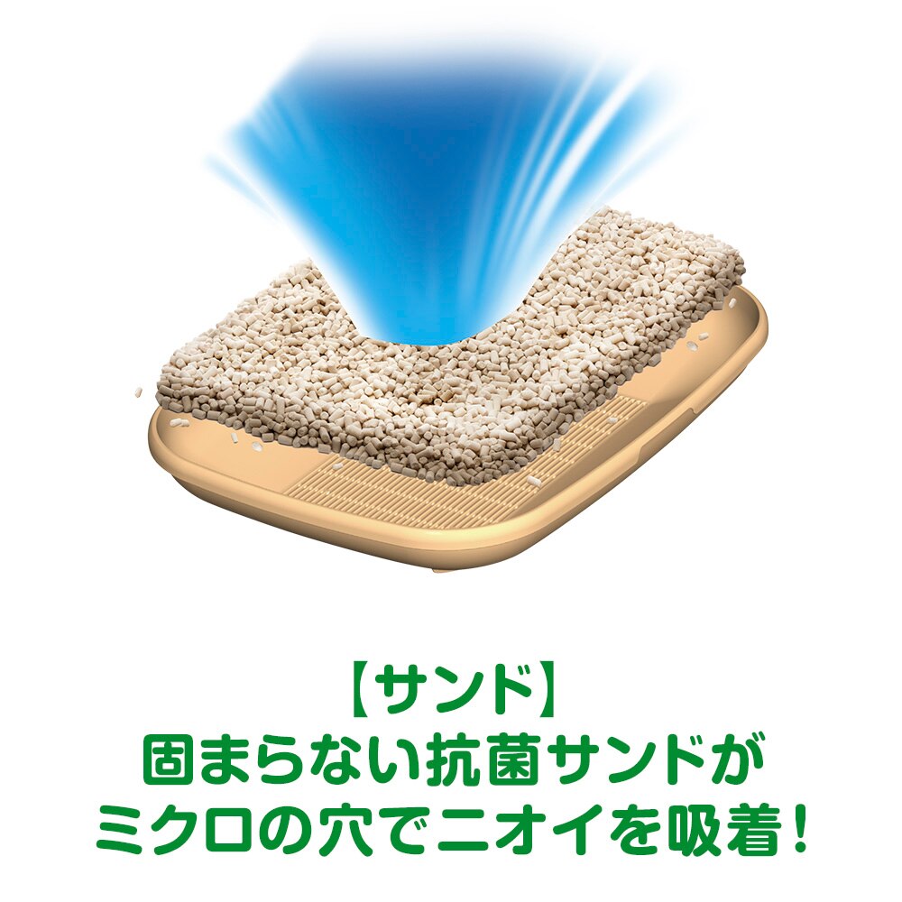 ユニ・チャーム デオトイレ 飛び散らない消臭・抗菌サンド 4L X4個セット | ウエルシアドットコム