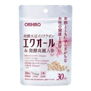 オリヒロ　エクオール&発酵高麗人参　30粒