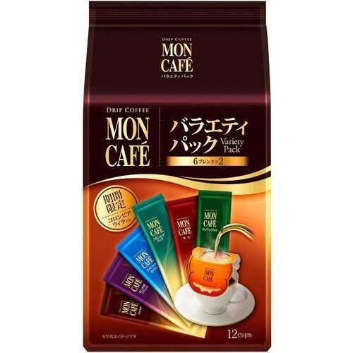 【セット販売】片岡物産　モンカフェバラエティパック　12袋X6個セット