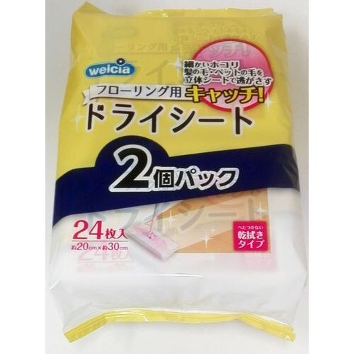 昭和紙工　ウエルシア　フローリングドライシート　24枚X2個