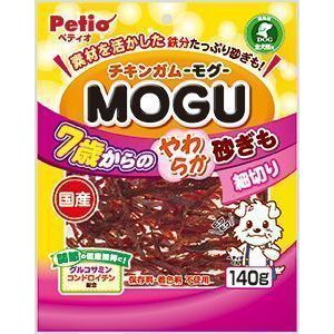 ペティオ　チキンガム　MOGU　7歳からのやわらか砂ぎも細切り　140G