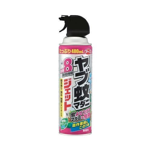 アース製薬 ヤブ蚊マダニジェット 屋外用 480ml 殺虫剤 ウエルシアドットコム