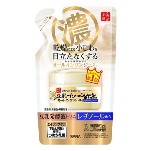 常盤薬品工業　サナ　なめらか本舗　リンクルジェルクリーム　Nつめかえ用　100G　スキンケアクリーム