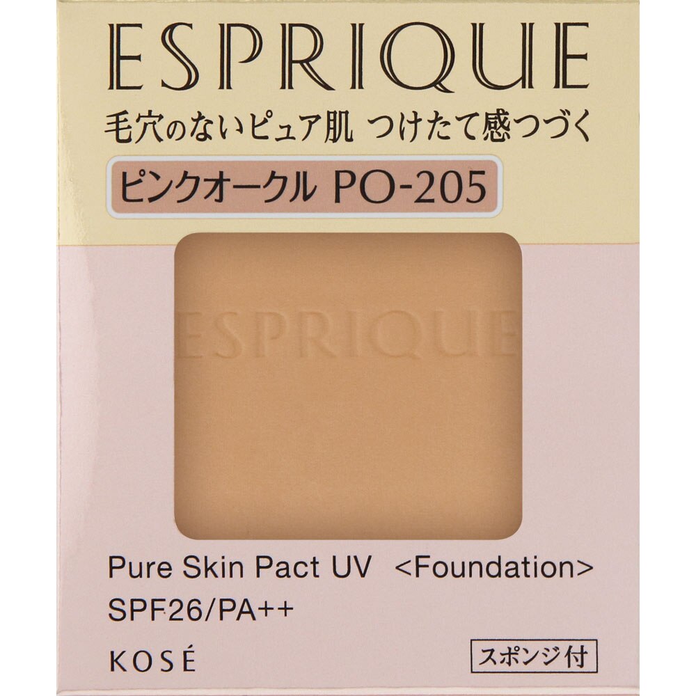 コーセー　エスプリーク ピュアスキン パクト UV PO-205 ピンクオークル 9.3g (レフィル)