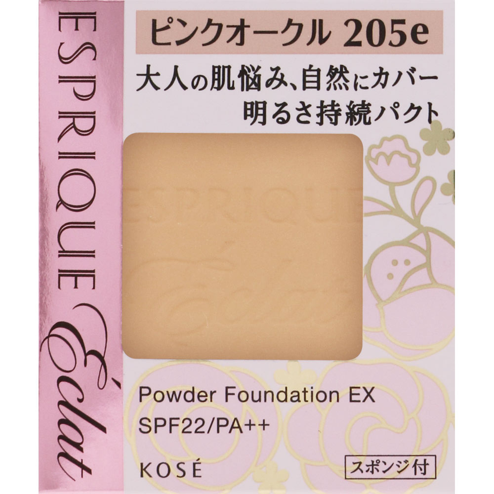【送料無料】　コーセー　エスプリーク エクラ 明るさ持続 パクト EX PO205e ピンクオークル 9.3g (レフィル)