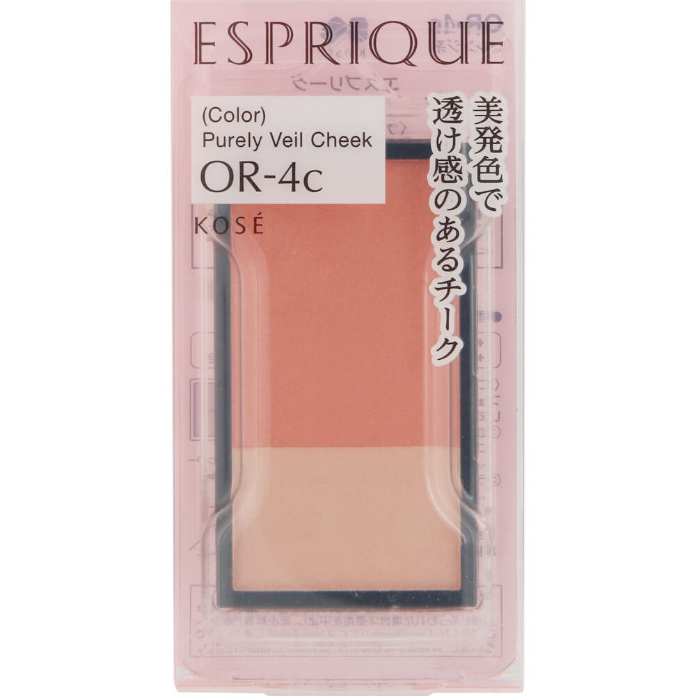 コーセー　エスプリーク ピュアリーベール チーク OR-4c オレンジ系 3.3g (レフィル)