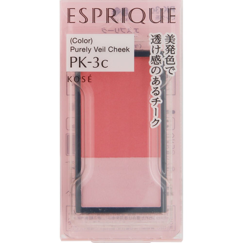 コーセー　エスプリーク ピュアリーベール チーク PK-3c ピンク系 3.3g (レフィル)