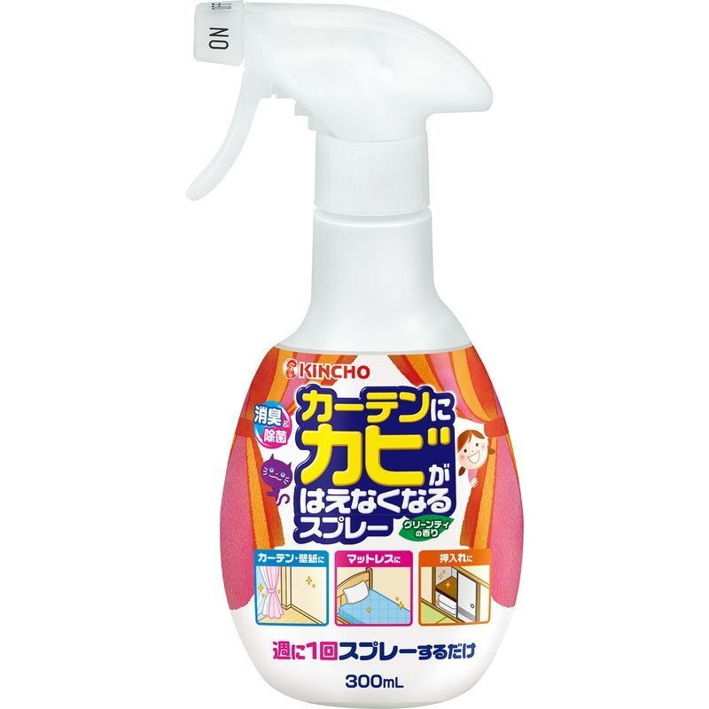 大日本除蟲菊 金鳥 カーテンにカビがはえなくなるスプレー 除菌 300ml 部屋用 防カビ 消臭 除菌 ウエルシアドットコム