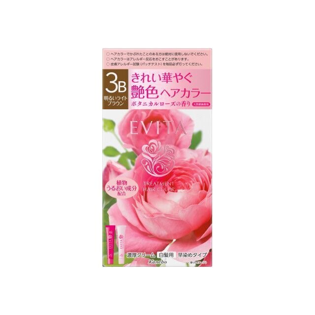 カネボウ エビータ トリートメントヘアカラー 3B ◇1剤45G◇