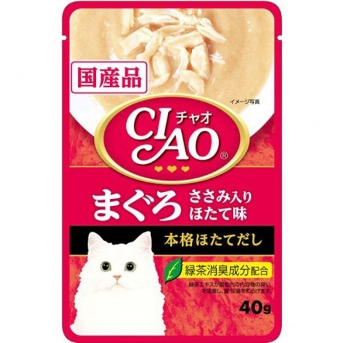 48個セット　いなば チャオ パウチ まぐろ ほたて味 40G