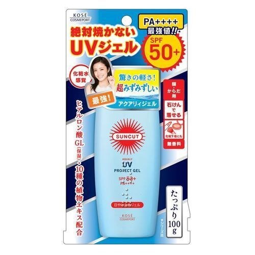 コーセーコスメポート サンカット 50 100g 日やけ止めジェル ウエルシアドットコム