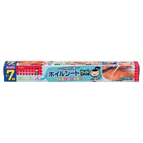 クレハ　キチントさん　フライパン用ホイルシート　ワイド　30CM×7M　ホイルシート_3