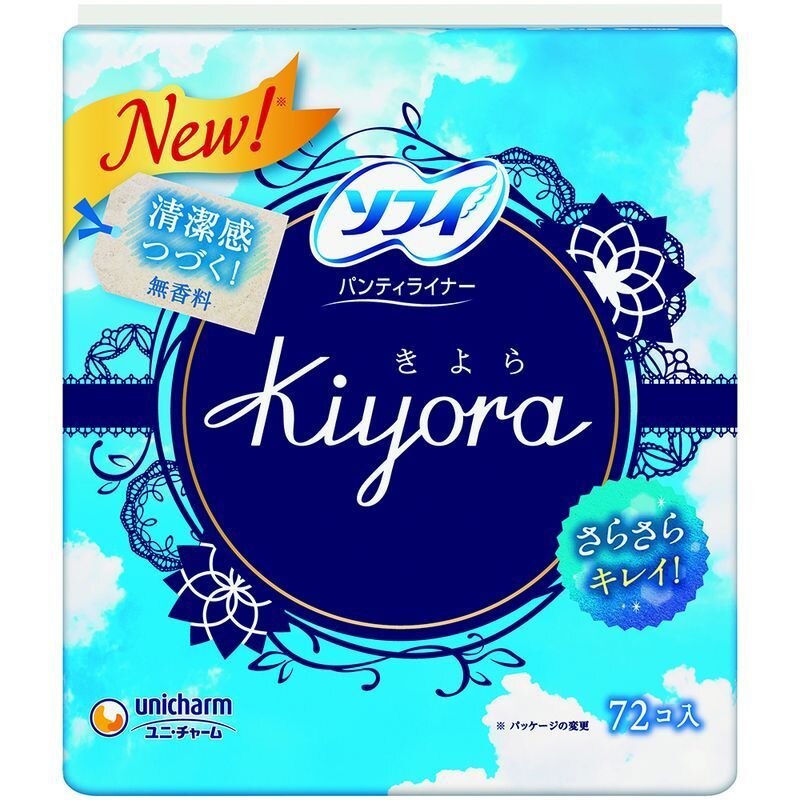 ユニ・チャーム ソフィ Kiyora 無香料 72枚 生理用品【4月30日までの期間特売】