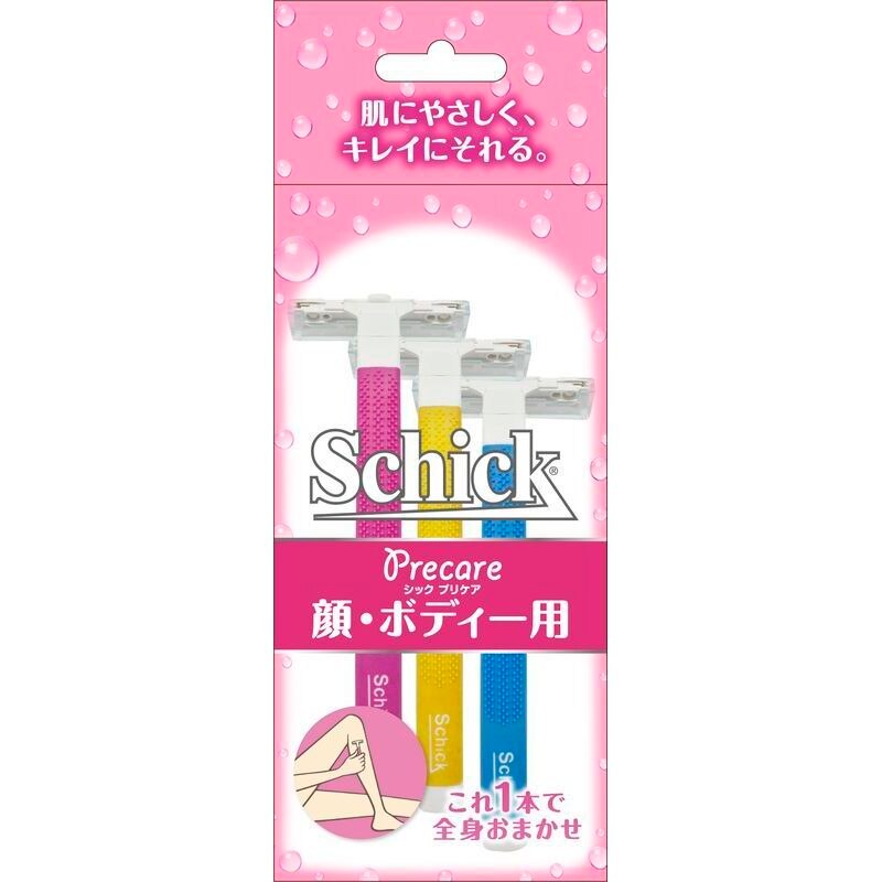 シック Tディスポ ボディ用 3本入 女性用使い捨てカミソリ
