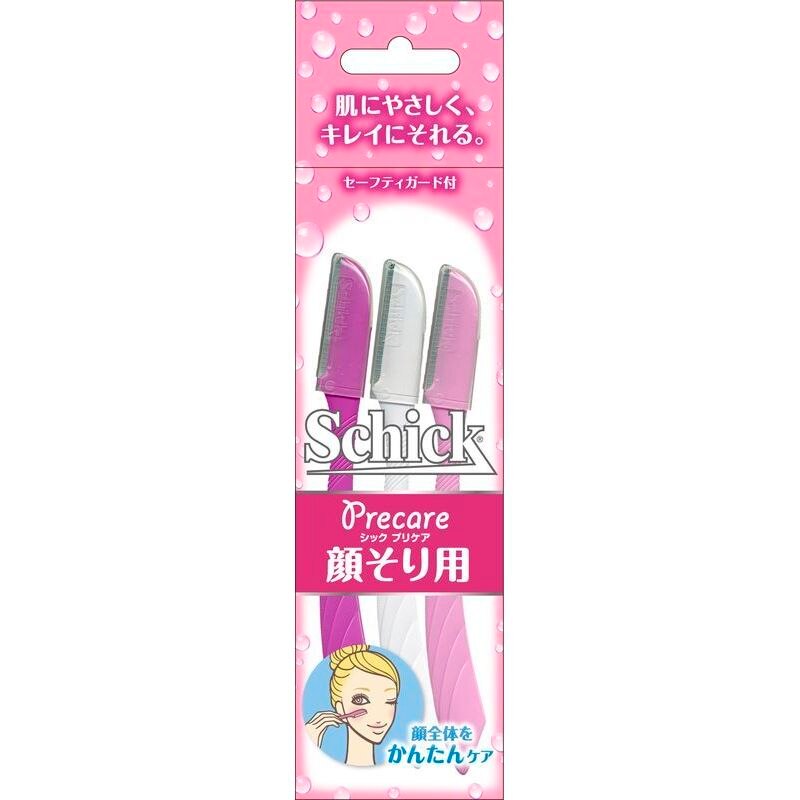 シック Lディスポ 顔そり用 3本入 女性用カミソリ ウエルシアドットコム