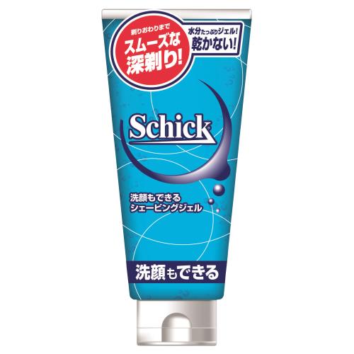 シック　洗顔もできるシェービングジェル　180G　シェービング剤