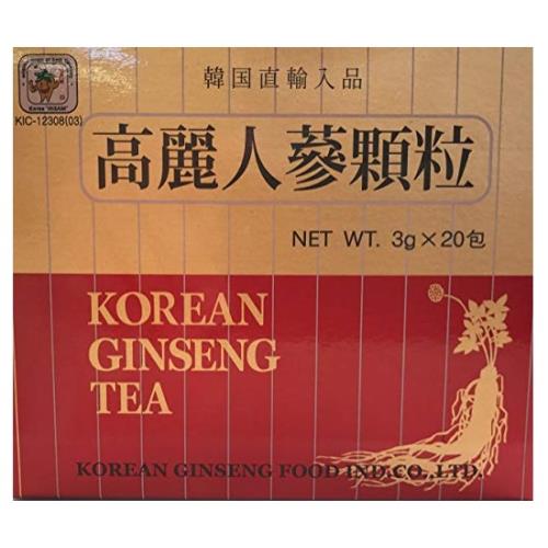 高麗人参食品産業　高麗人参顆粒　韓国直輸入品　3GX20包