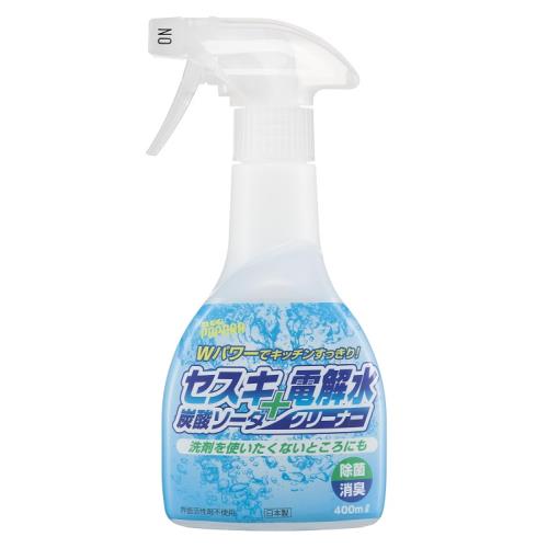 リアルメイト　ネオポポラ　セスキ炭酸ソーダ+電解水クリーナー　本体　400ML　キッチン用洗剤