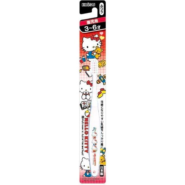 エビス　ハローキティ　3〜6才　園児用　ふつう　B-S20　1本　子ども用歯ブラシ