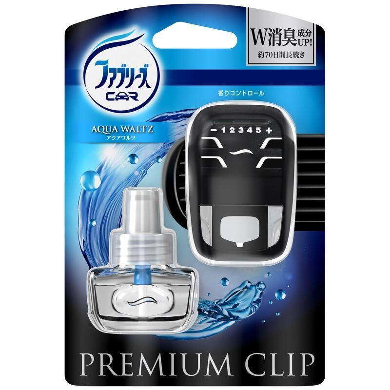 P&G ファブリーズ プレミアムクリップ アクアワルツ 本体 7ML 車内用芳香・消臭剤